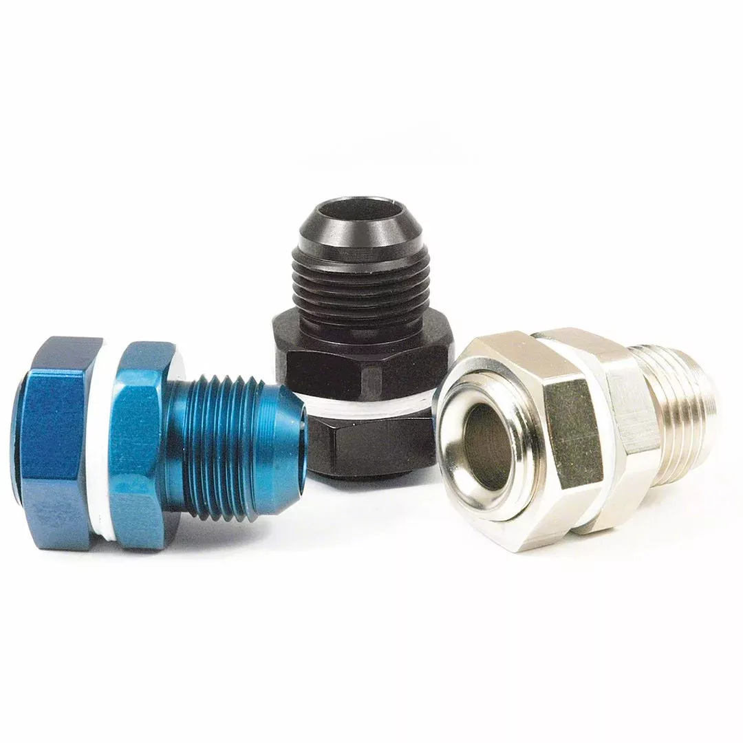 -10AN BLK FUEL CELL BULKHEAD
