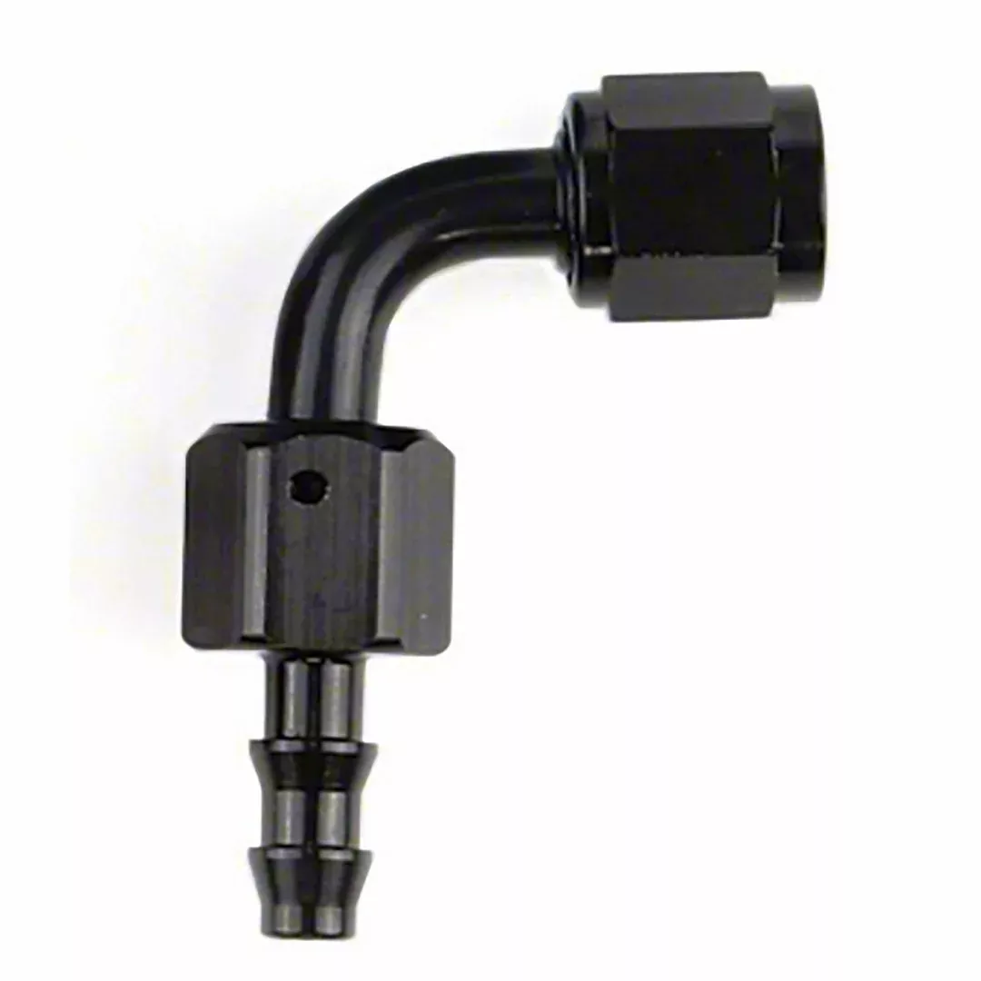 -10AN X 90BLK PUSH-ON HOSE END